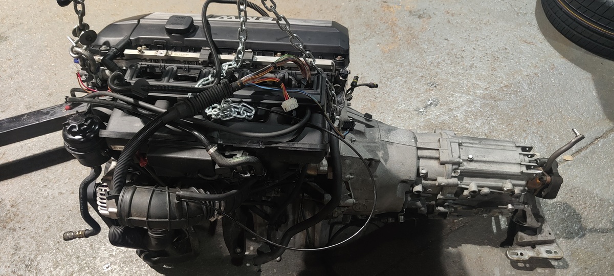 BMW E46 SMG swap caja manual motor m54b30