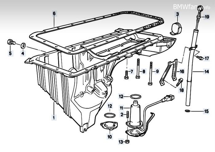 Oil pan M50 e34