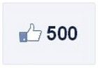 500 seguidores likes facebook