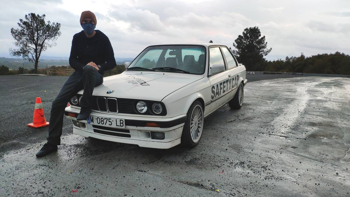 BMW E30 swap V8 M60 safety car