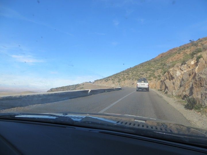 Carretera montaña marruecos